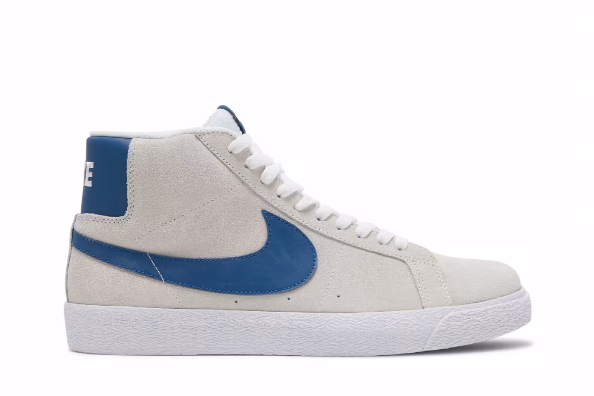 Nike Zoom Blazer Mid SB White Court Blue, view 2