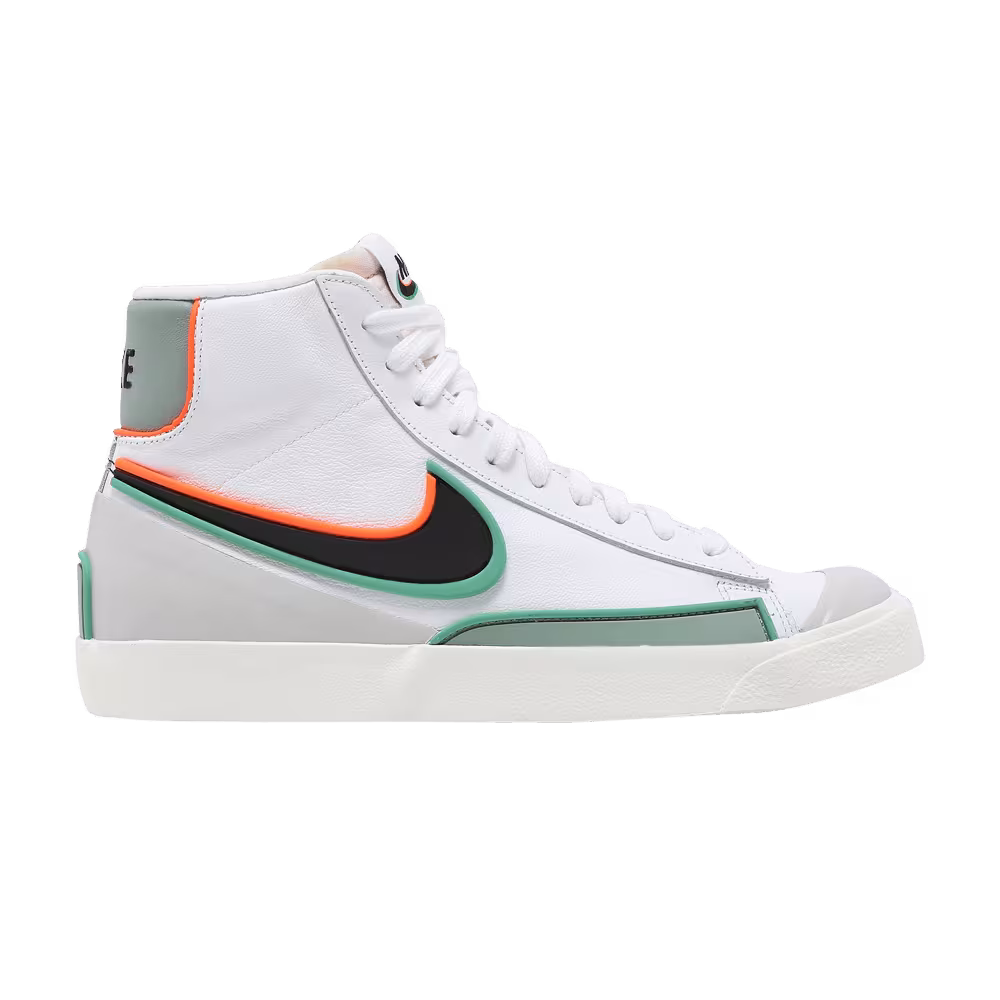 Nike Blazer Mid White Roma Green