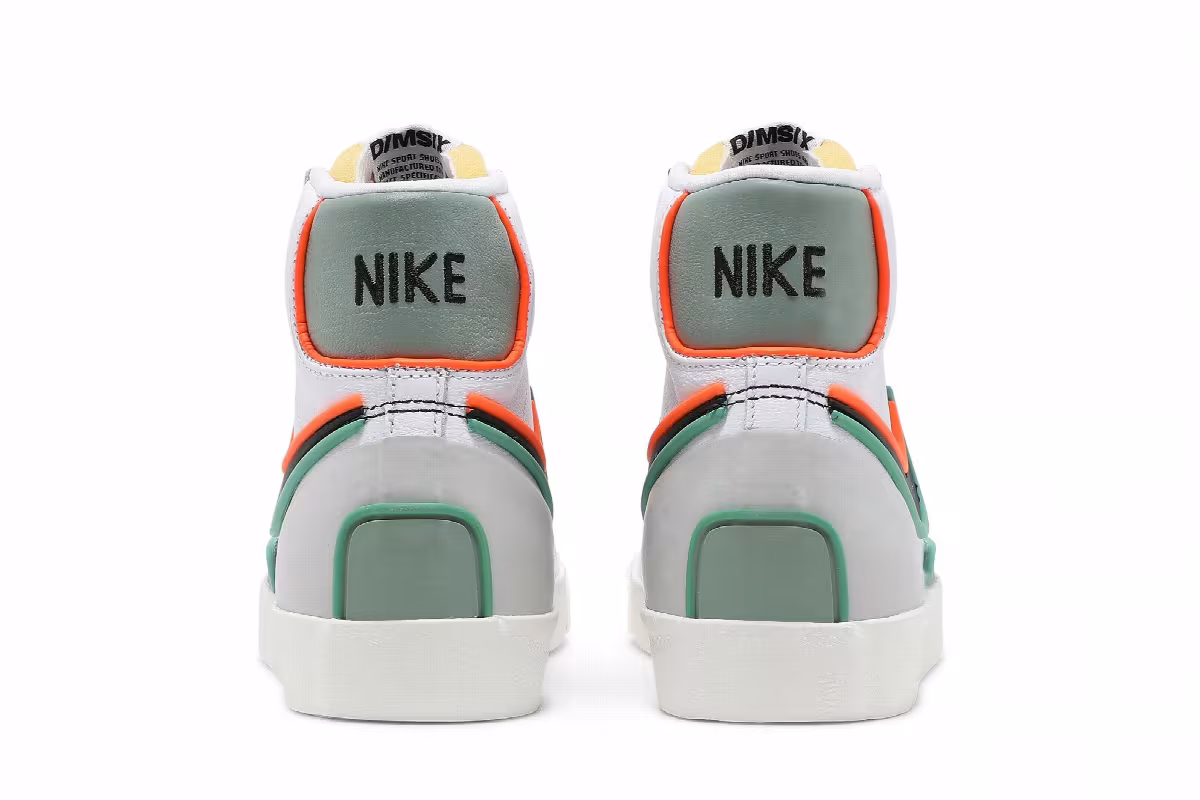 Nike Blazer Mid White Roma Green, view 7