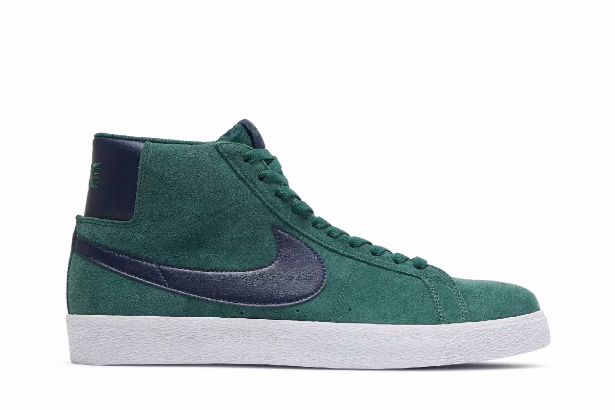 Nike Zoom Blazer Mid SB Noble Green, view 2