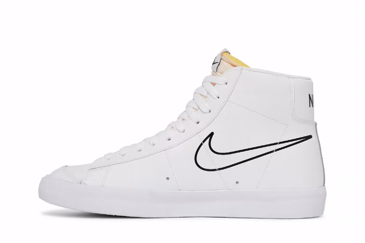 Nike Blazer Mid Multi Swoosh - Team Orange, view 4