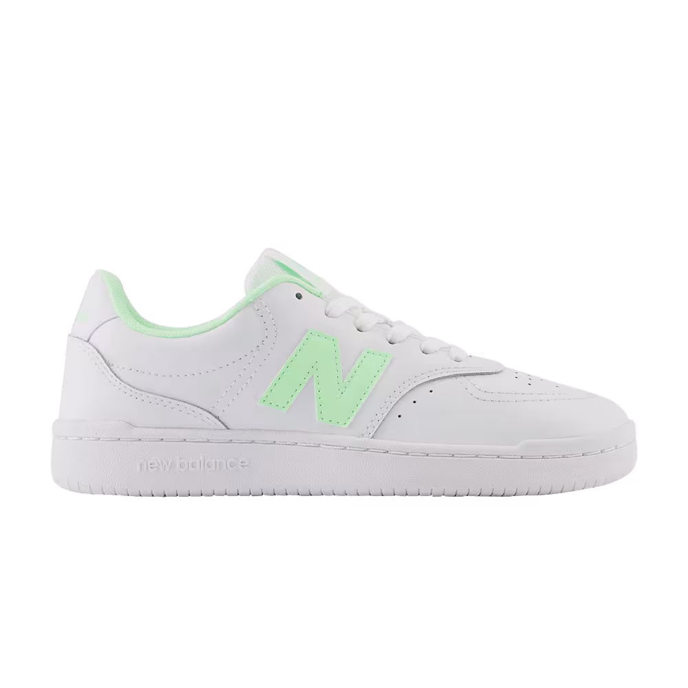 New Balance Women's BB80 White Mint Green