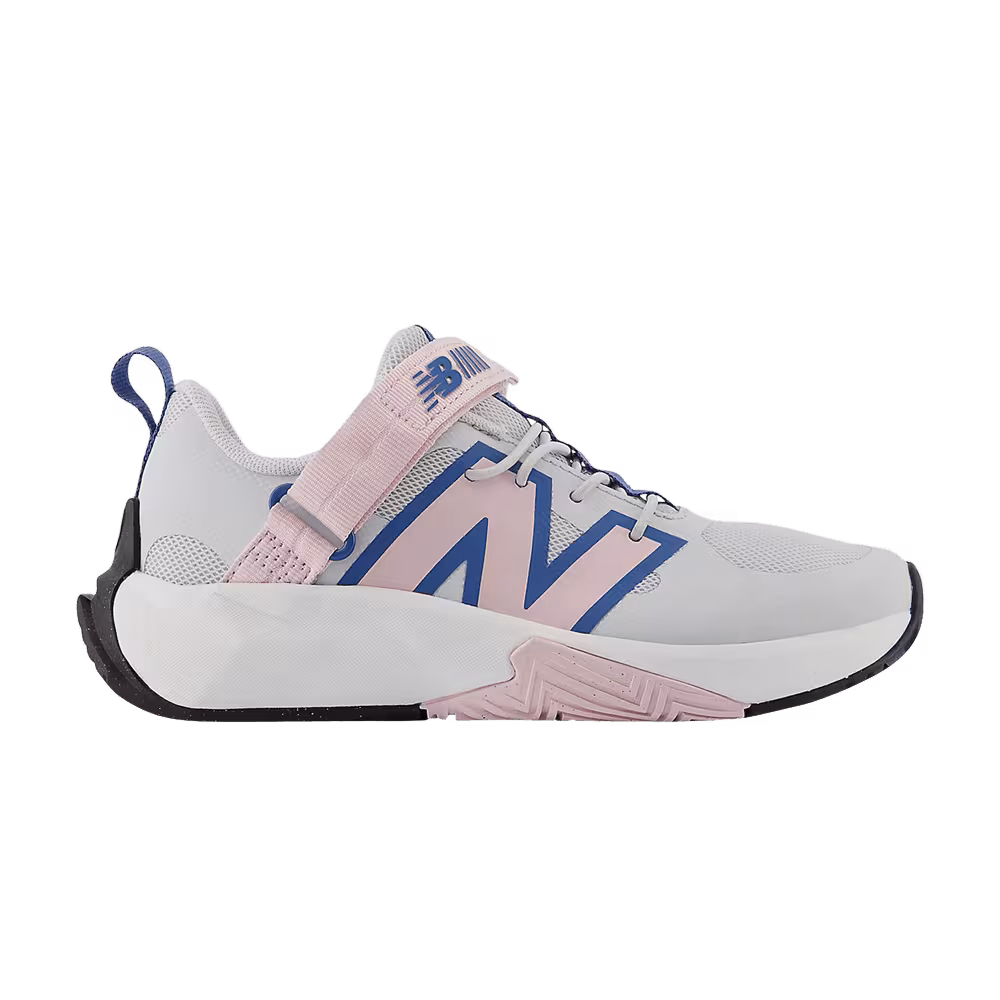 New Balance FuelCell Play Bungee Lace Top Strap Little Kid Wide Quartz Grey Rose Sugar