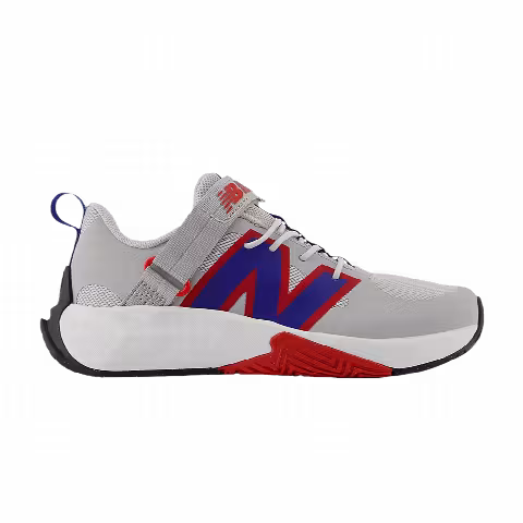 New Balance FuelCell Play Bungee Lace Top Strap Little Kid 'Raincloud Royal Red'