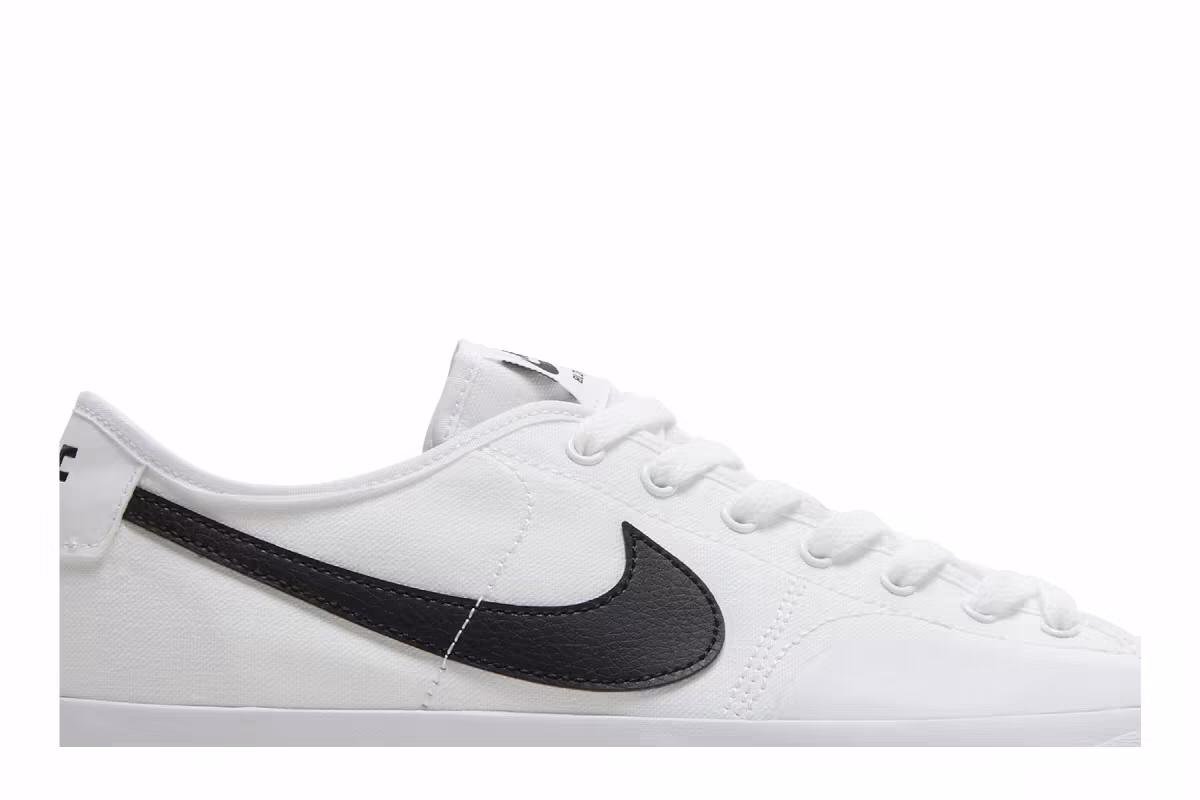 Nike Blazer Court SB White Black, view 3