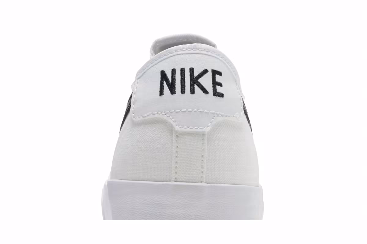 Nike Blazer Court SB White Black, view 8