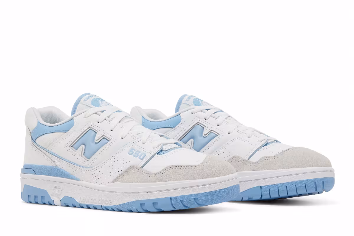 New Balance 550 White Blue Haze, view 9