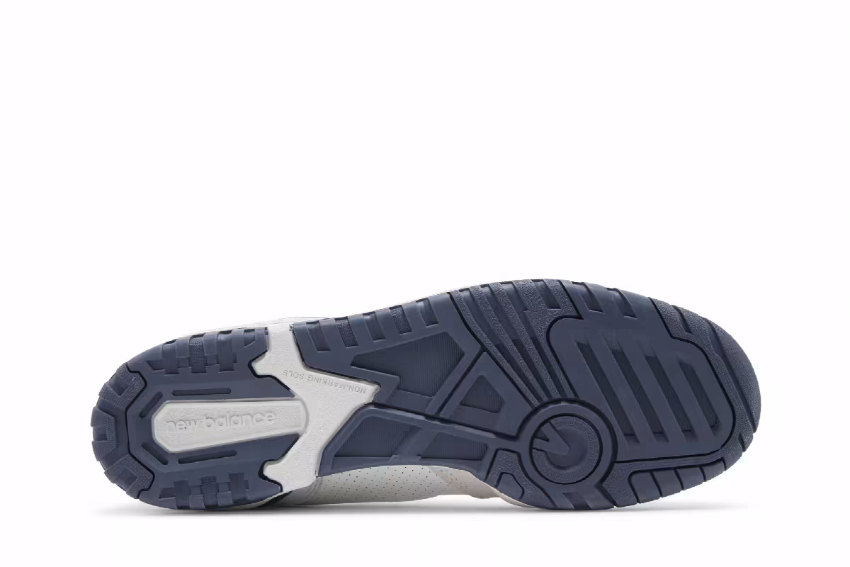 New Balance 550 White Vintage Indigo, view 5