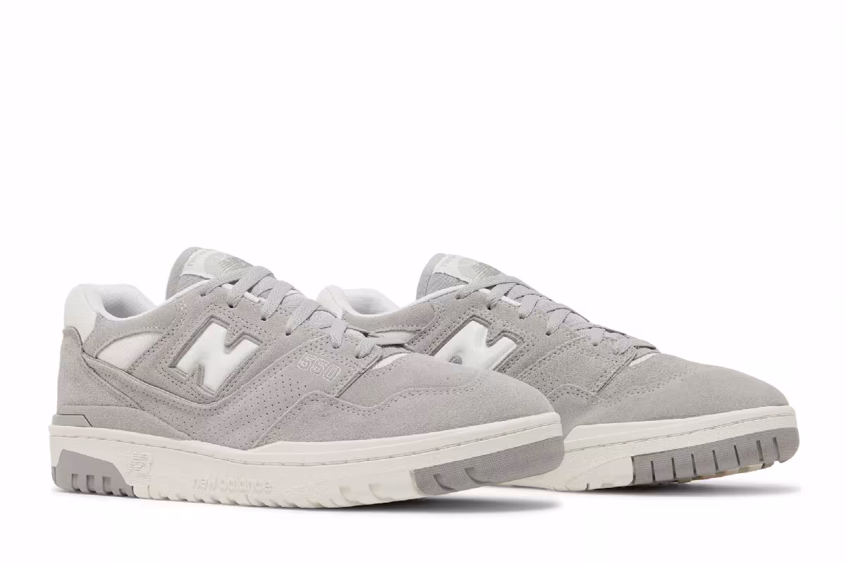 New Balance 550 Suede Pack - Concrete, view 9