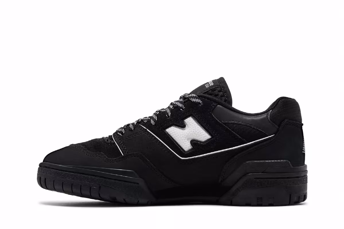 atmos x New Balance 550 Back in Black, view 4