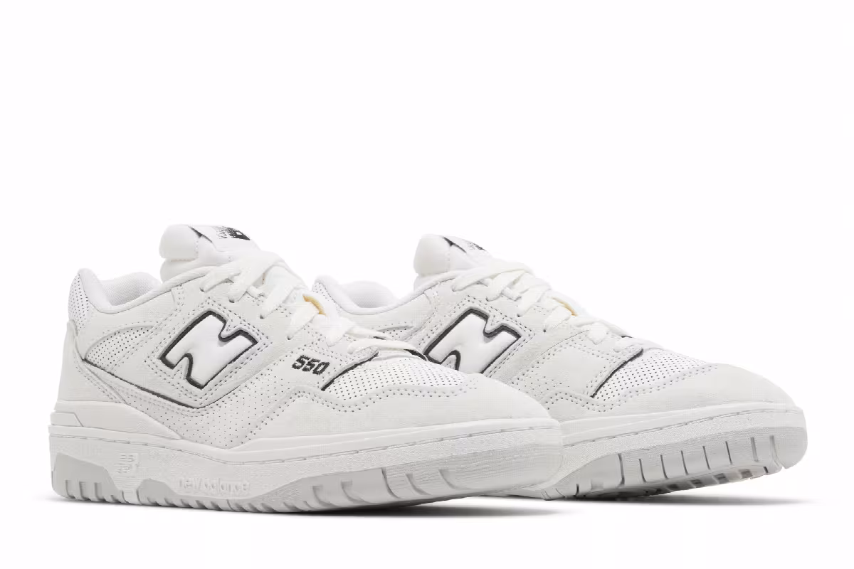 New Balance 550 Reflection White, view 9