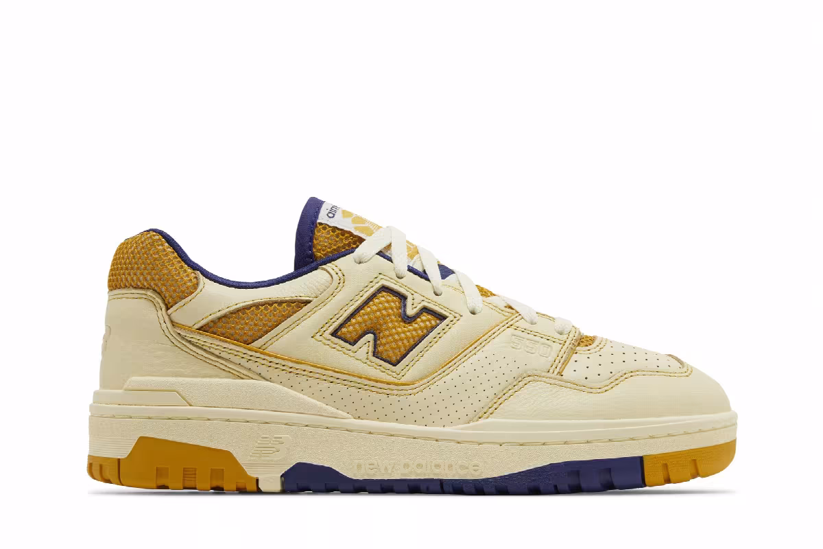 Aimé Leon Dore x New Balance 550 Masaryk Community Gym - Dawn Glow, view 2