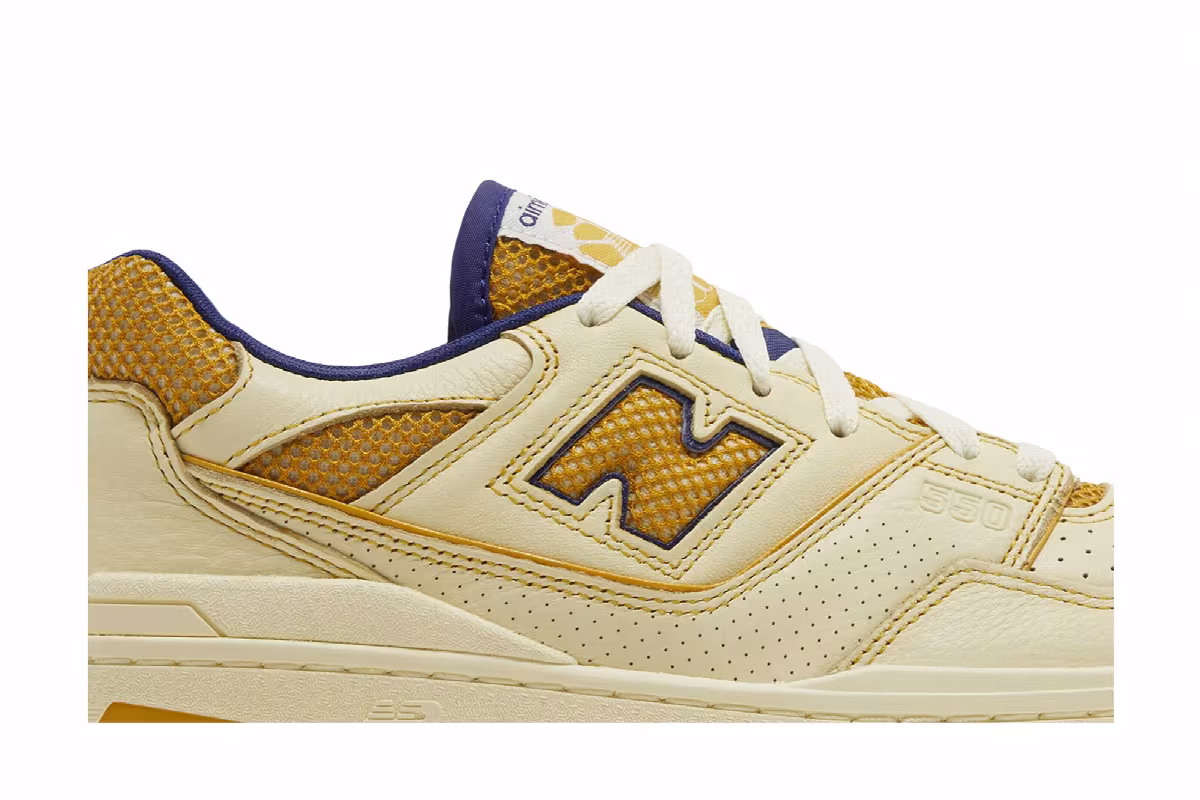Aimé Leon Dore x New Balance 550 Masaryk Community Gym - Dawn Glow, view 3
