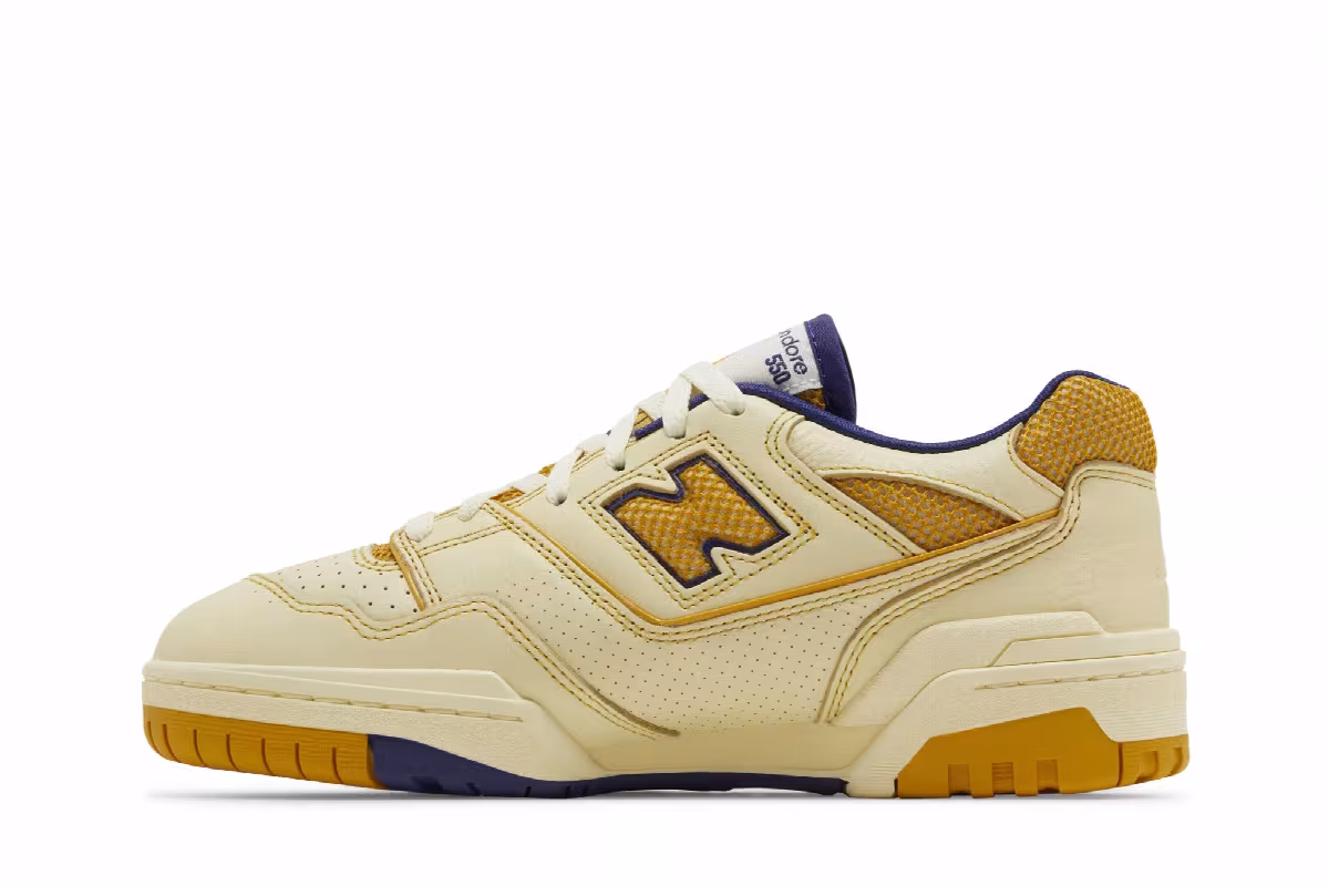 Aimé Leon Dore x New Balance 550 Masaryk Community Gym - Dawn Glow, view 4