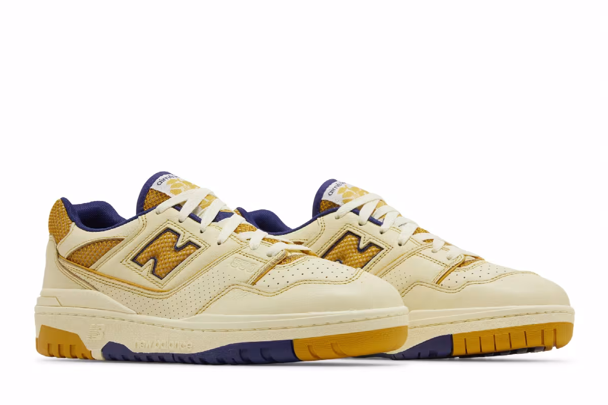 Aimé Leon Dore x New Balance 550 Masaryk Community Gym - Dawn Glow, view 9