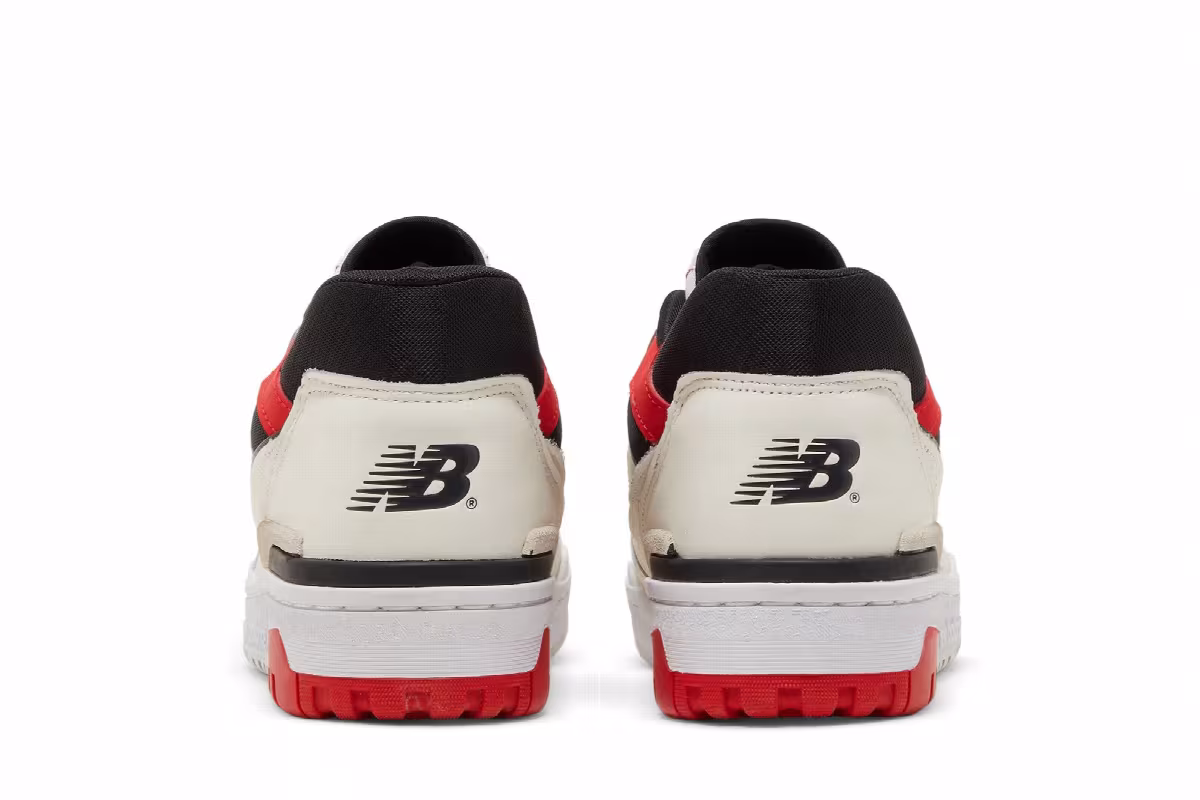 New Balance 550 Sea Salt True Red, view 7