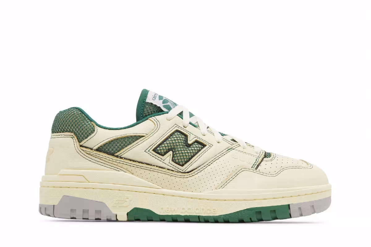 Aimé Leon Dore x New Balance 550 Masaryk Community Gym - Classic Pine, view 2
