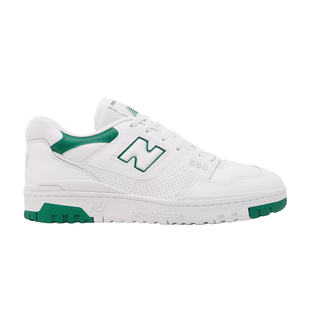 New Balance Men's 550 White Classic Pine