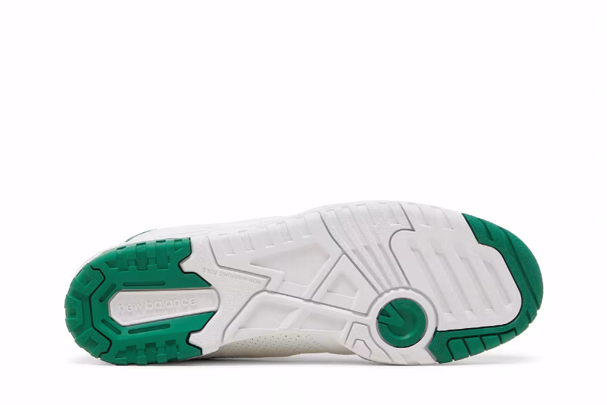 New Balance Men's 550 White Classic Pine, view 5