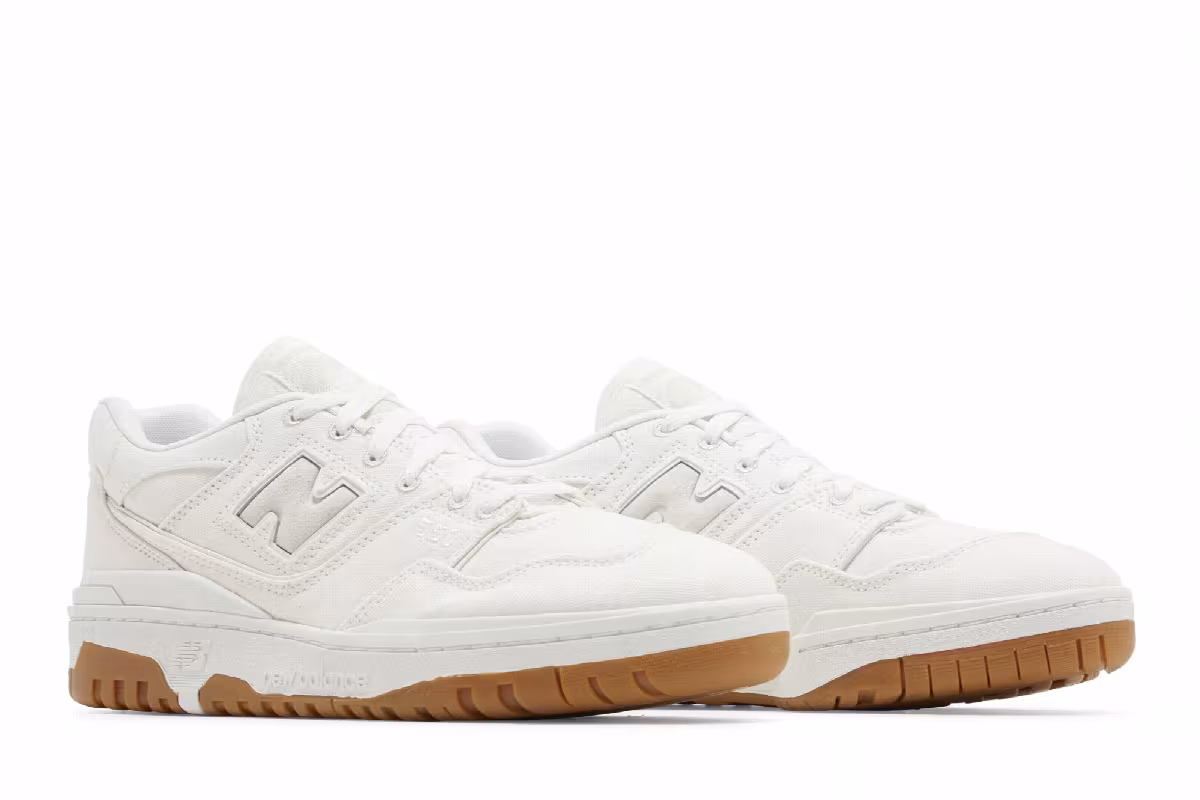 New Balance 550 White Canvas, view 9