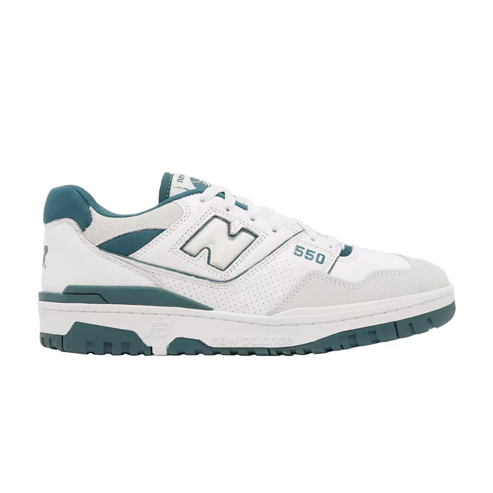New Balance 550 White Vintage Teal