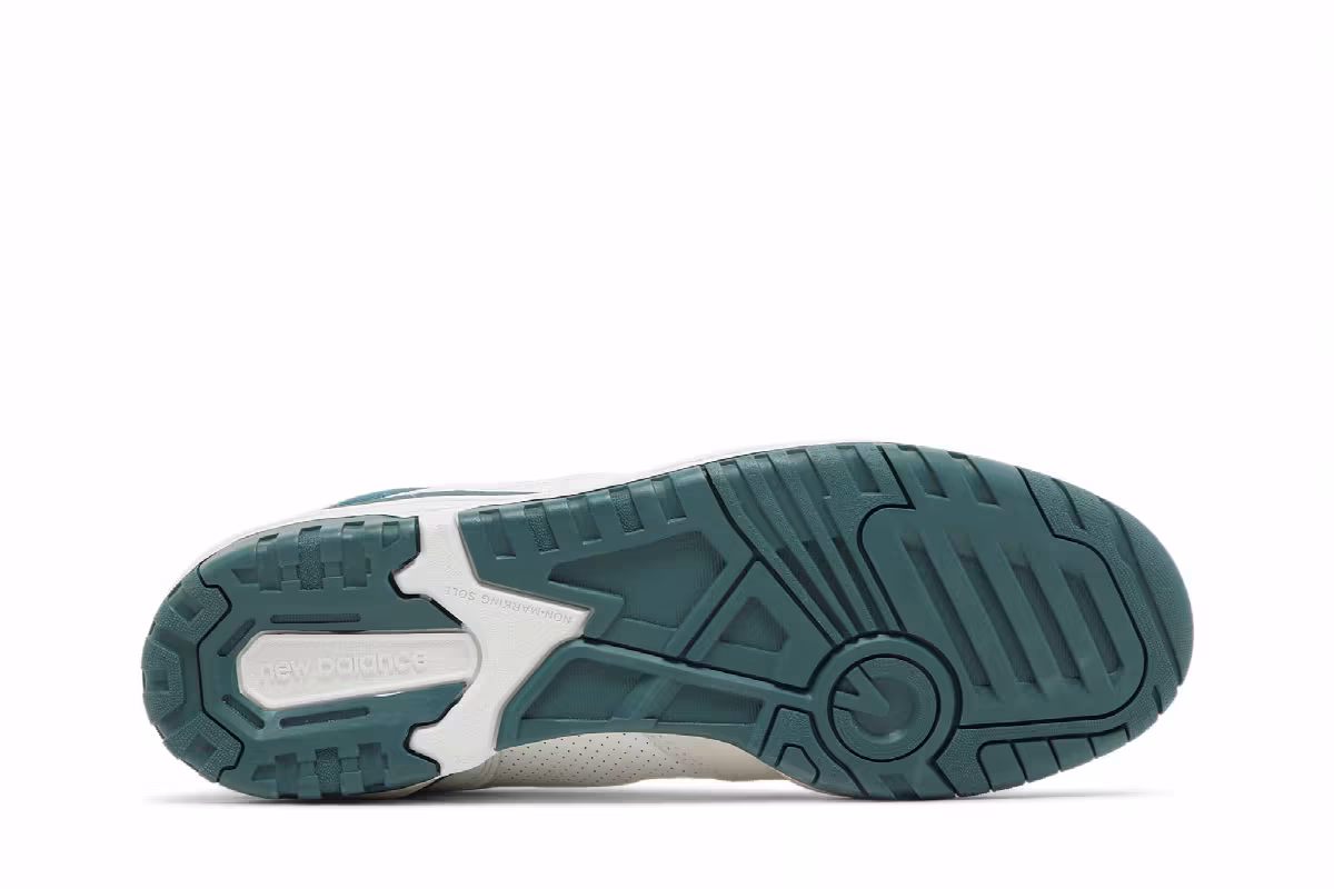 New Balance 550 White Vintage Teal, view 5