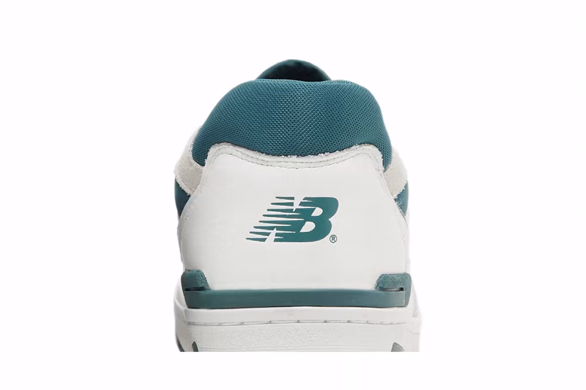 New Balance 550 White Vintage Teal, view 8