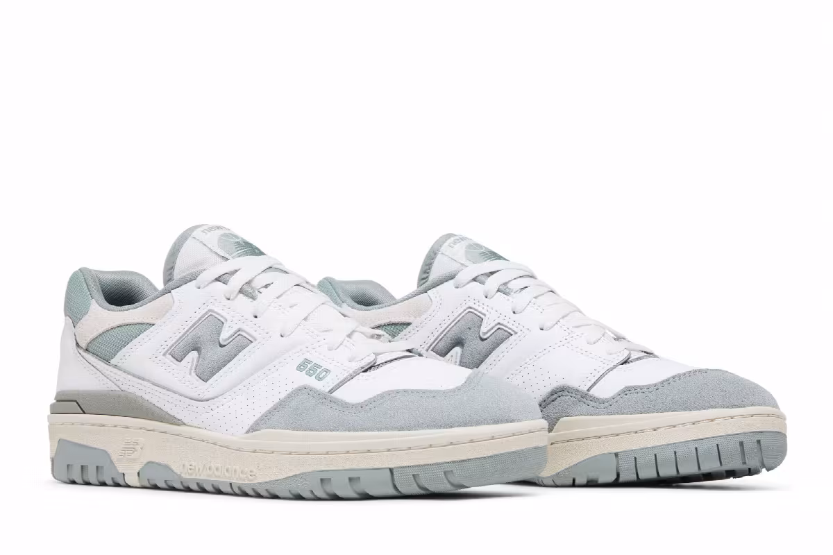 New Balance 550 White Juniper, view 9