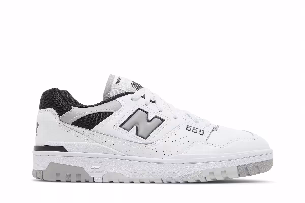 New Balance 550 Concrete Black, view 2