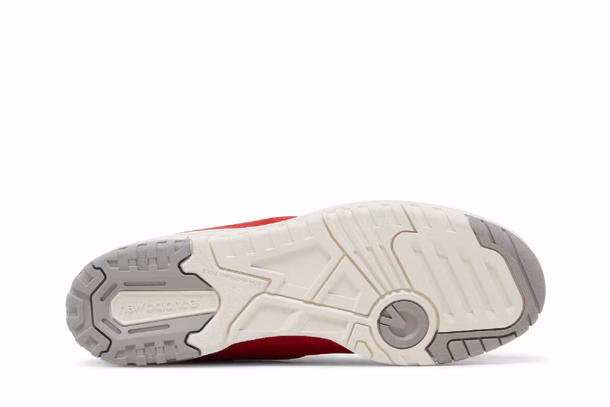 New Balance 550 Suede Pack - Team Red, view 5