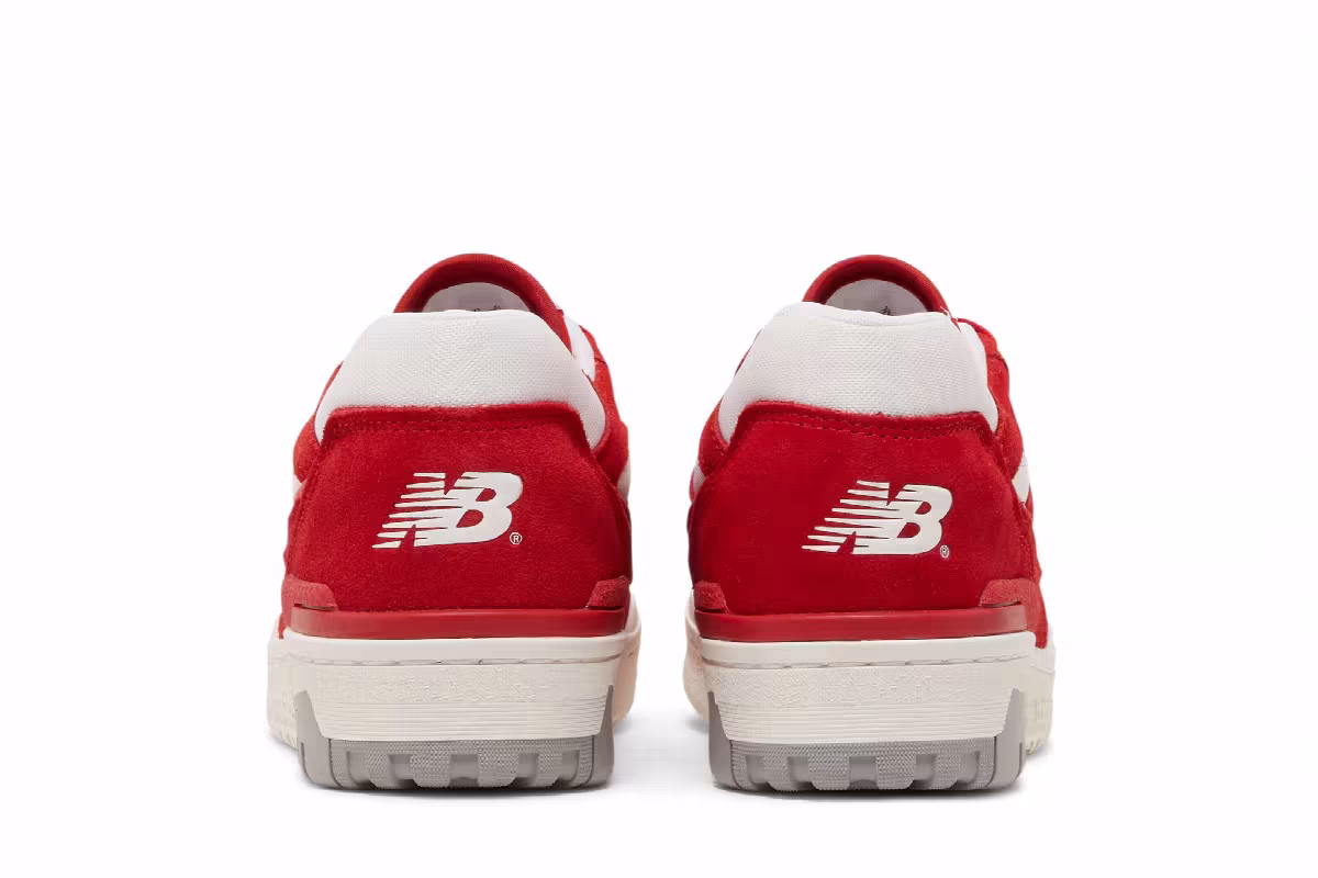 New Balance 550 Suede Pack - Team Red, view 7