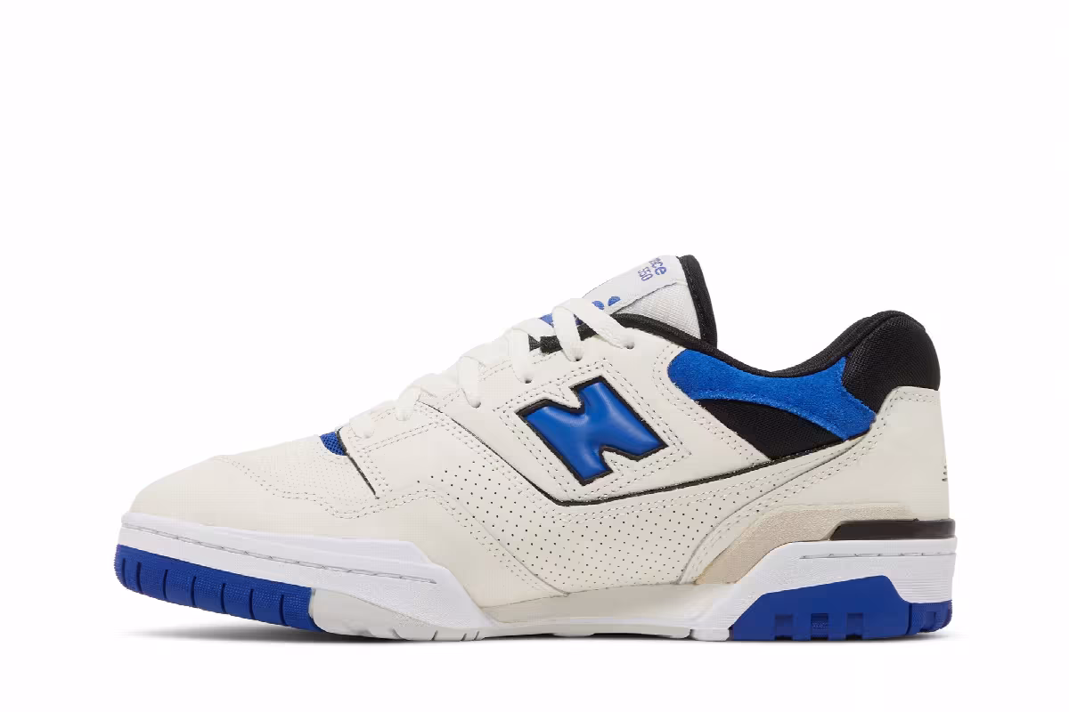 New Balance 550 Sea Salt Team Royal, view 4