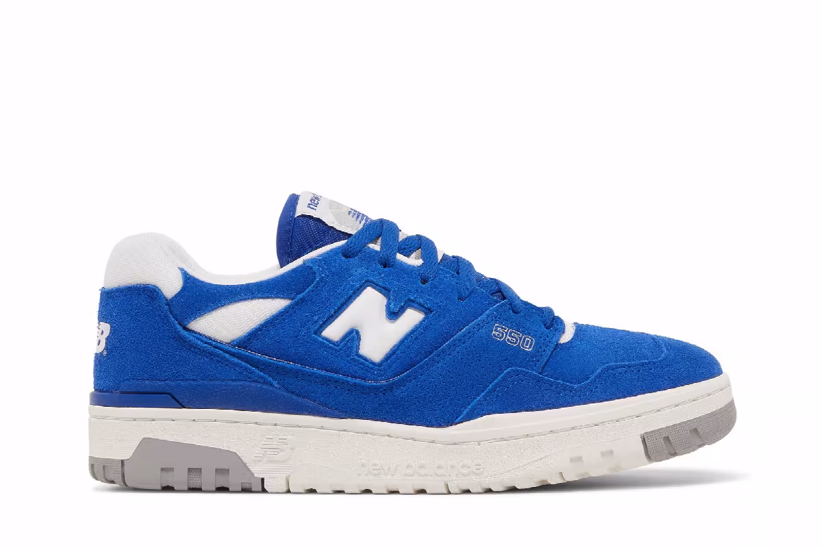New Balance 550 Suede Pack - Team Royal, view 2