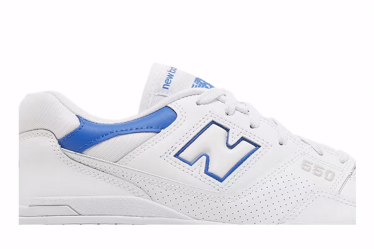 New Balance 550 White Cobalt, view 3