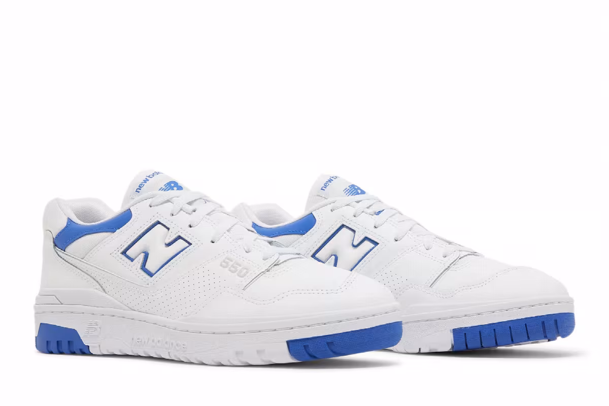 New Balance 550 White Cobalt, view 9