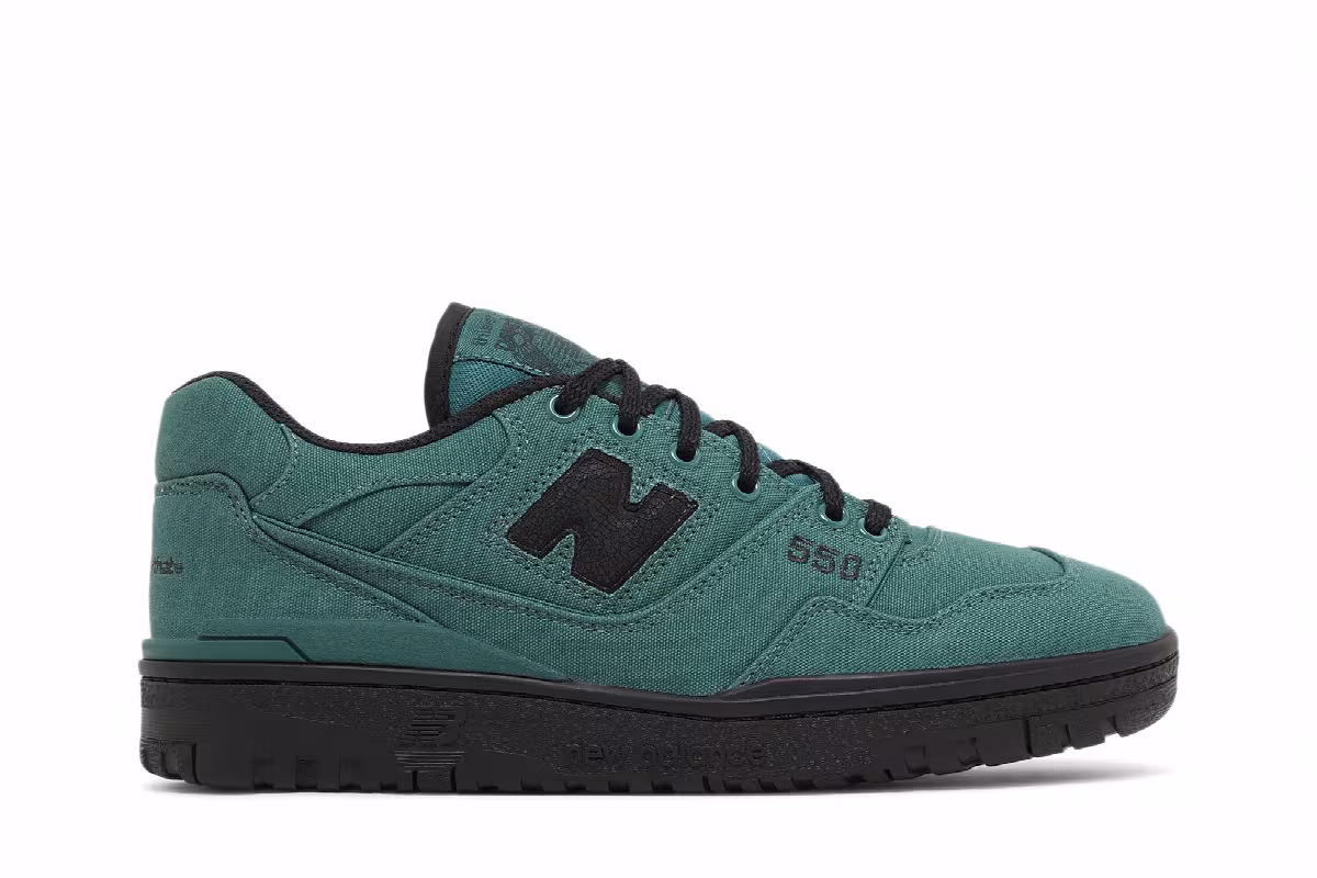 thisisneverthat x New Balance 550 Green, view 2