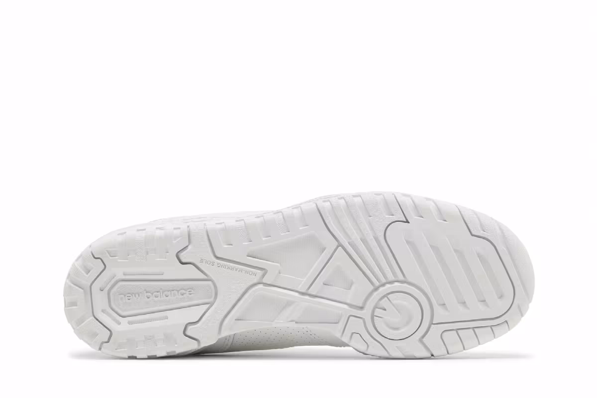 New Balance Women's 550 Triple White, view 5