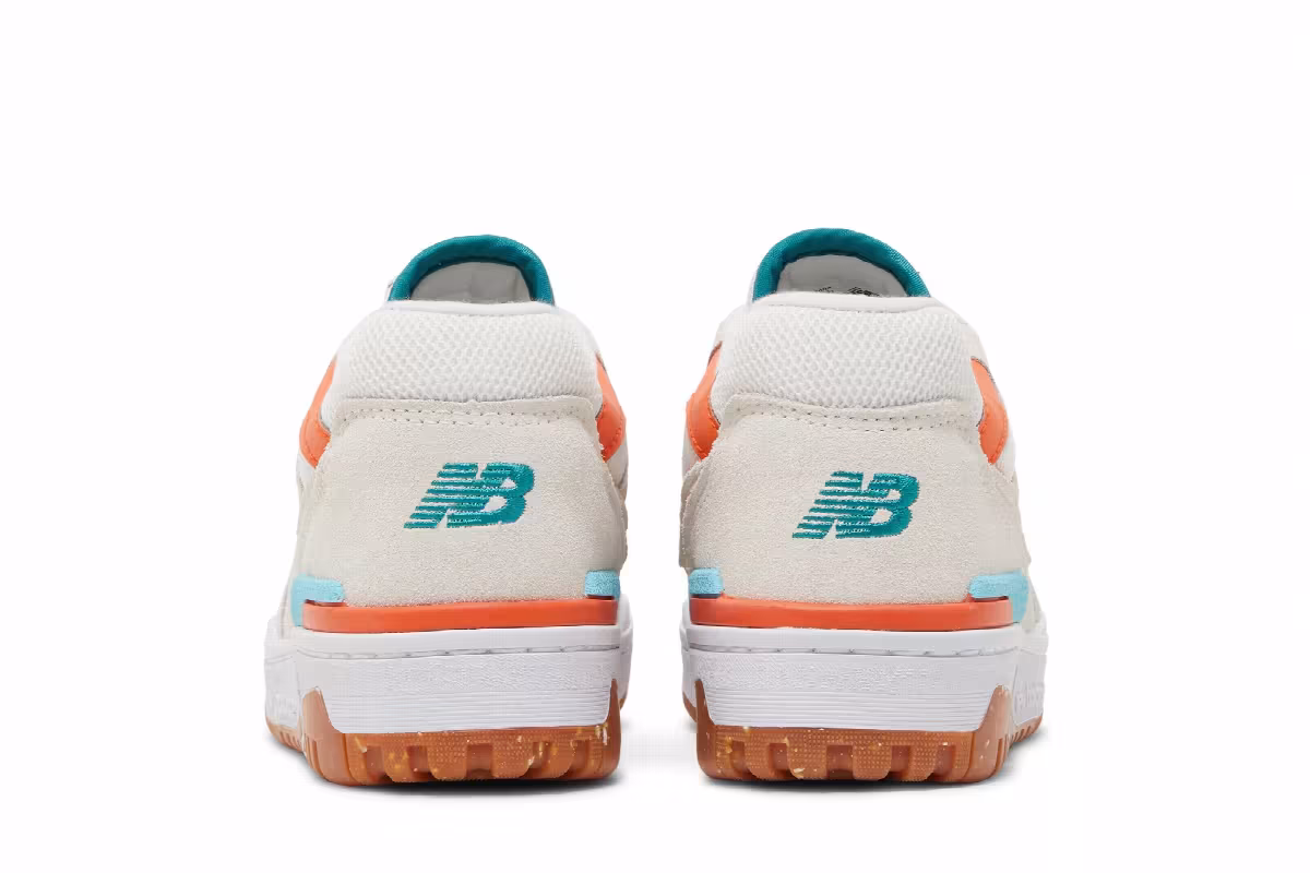 New Balance Women's 550 Sea Salt Verdigris, view 7