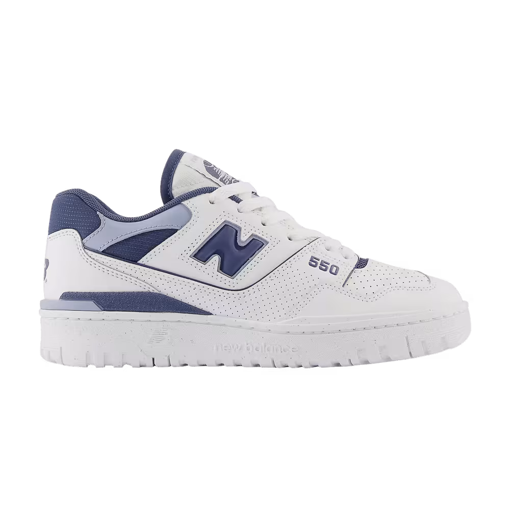 New Balance Women's 550 White Vintage Indigo