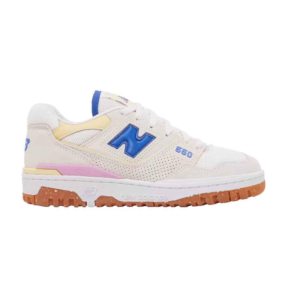 New Balance Women's 550 Sea Salt Marine Blue