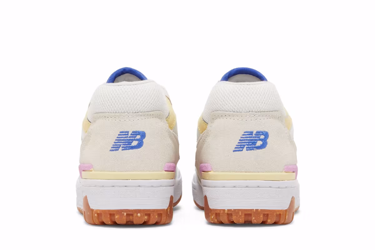 New Balance Women's 550 Sea Salt Marine Blue, view 7