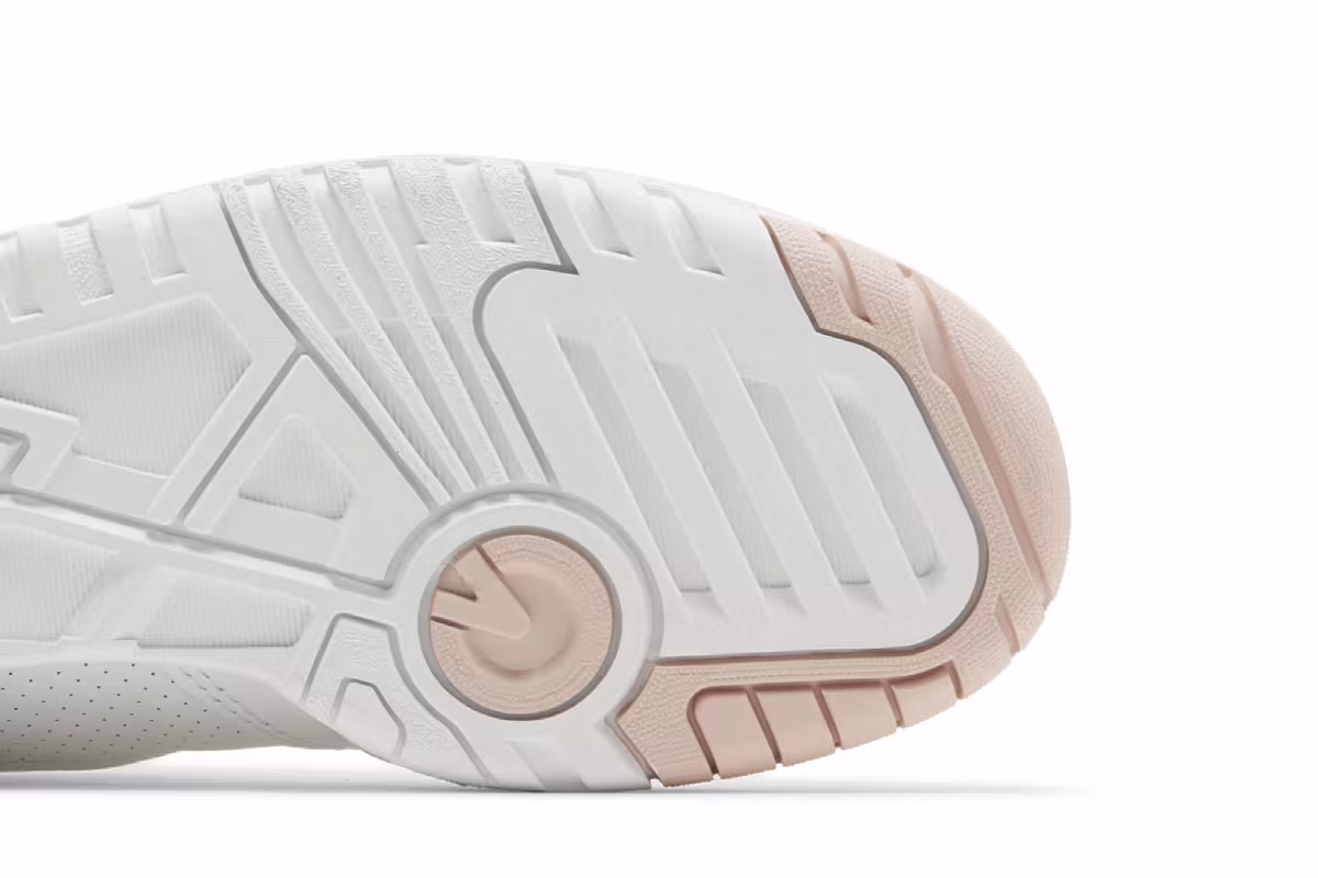 New Balance Women's 550 White Pink Sand, view 6