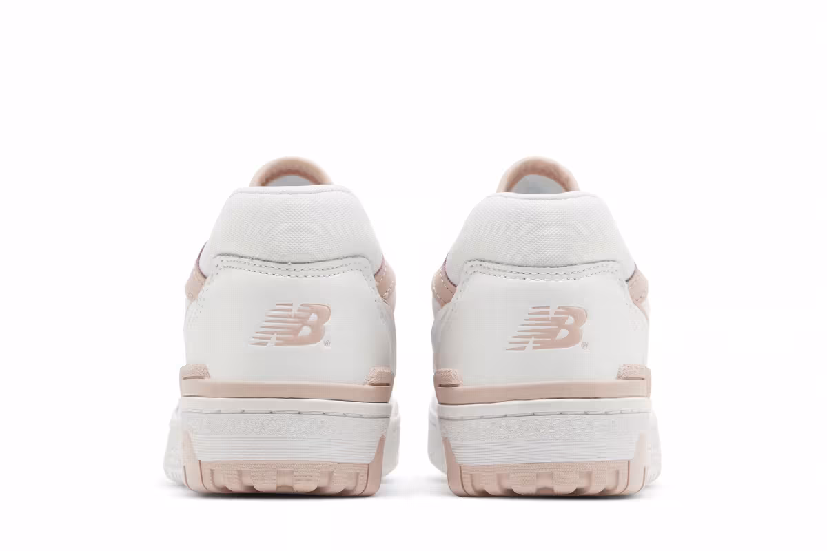 New Balance Women's 550 White Pink Sand, view 7