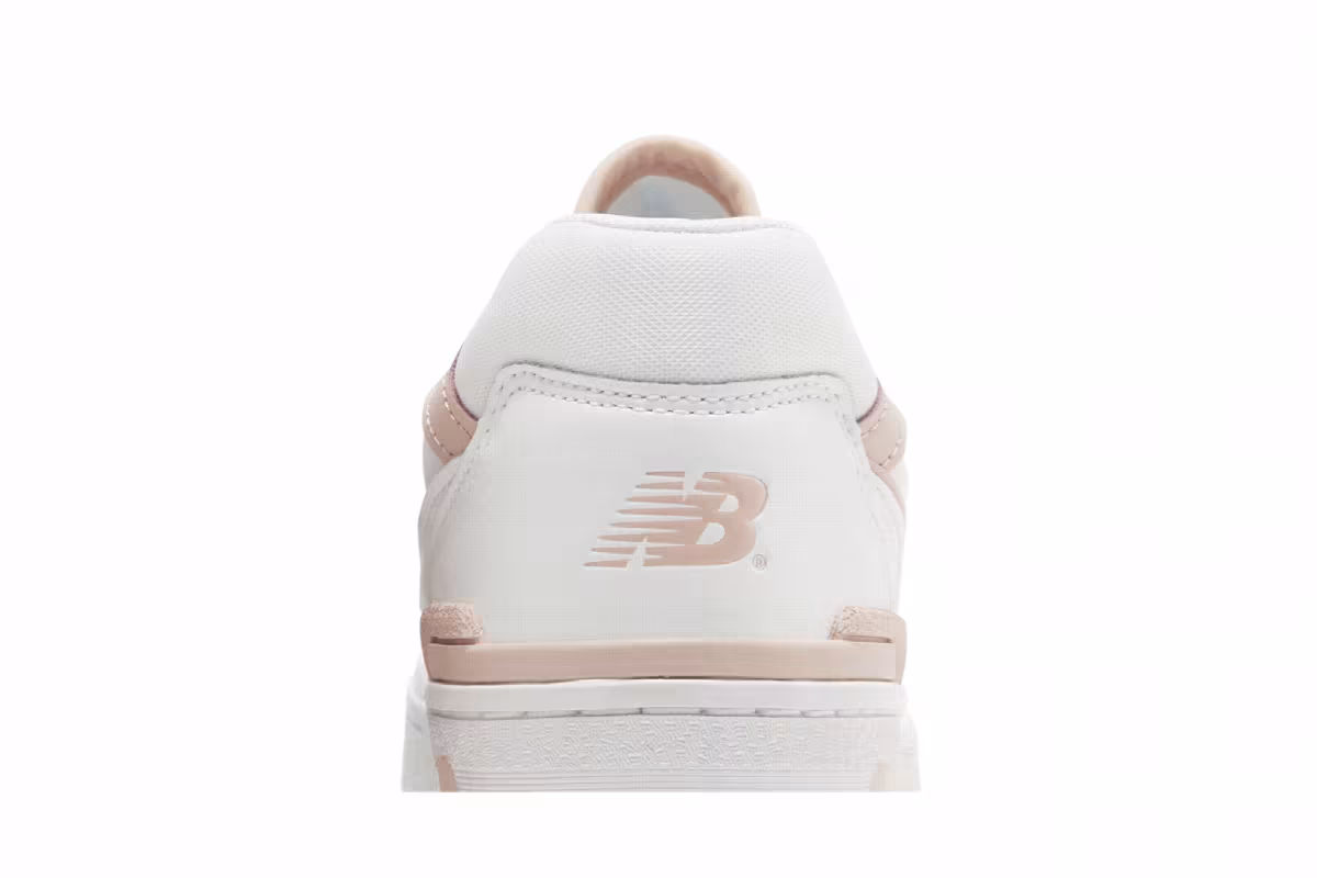 New Balance Women's 550 White Pink Sand, view 8