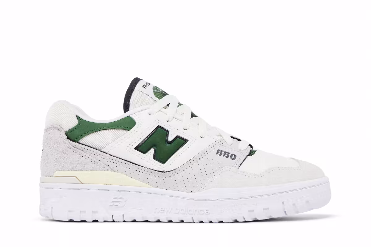 New Balance Women's 550 Sea Salt Nori, view 2