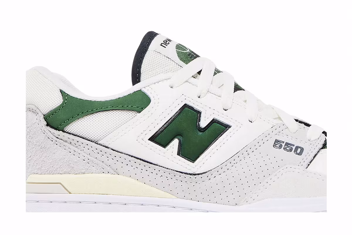 New Balance Women's 550 Sea Salt Nori, view 3