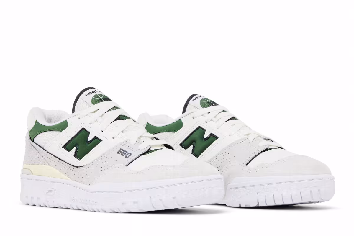 New Balance Women's 550 Sea Salt Nori, view 9