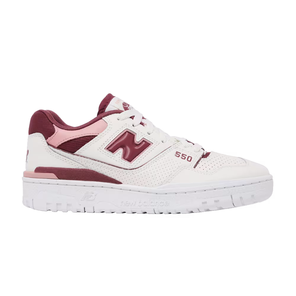 New Balance Women's 550 Washed Burgundy