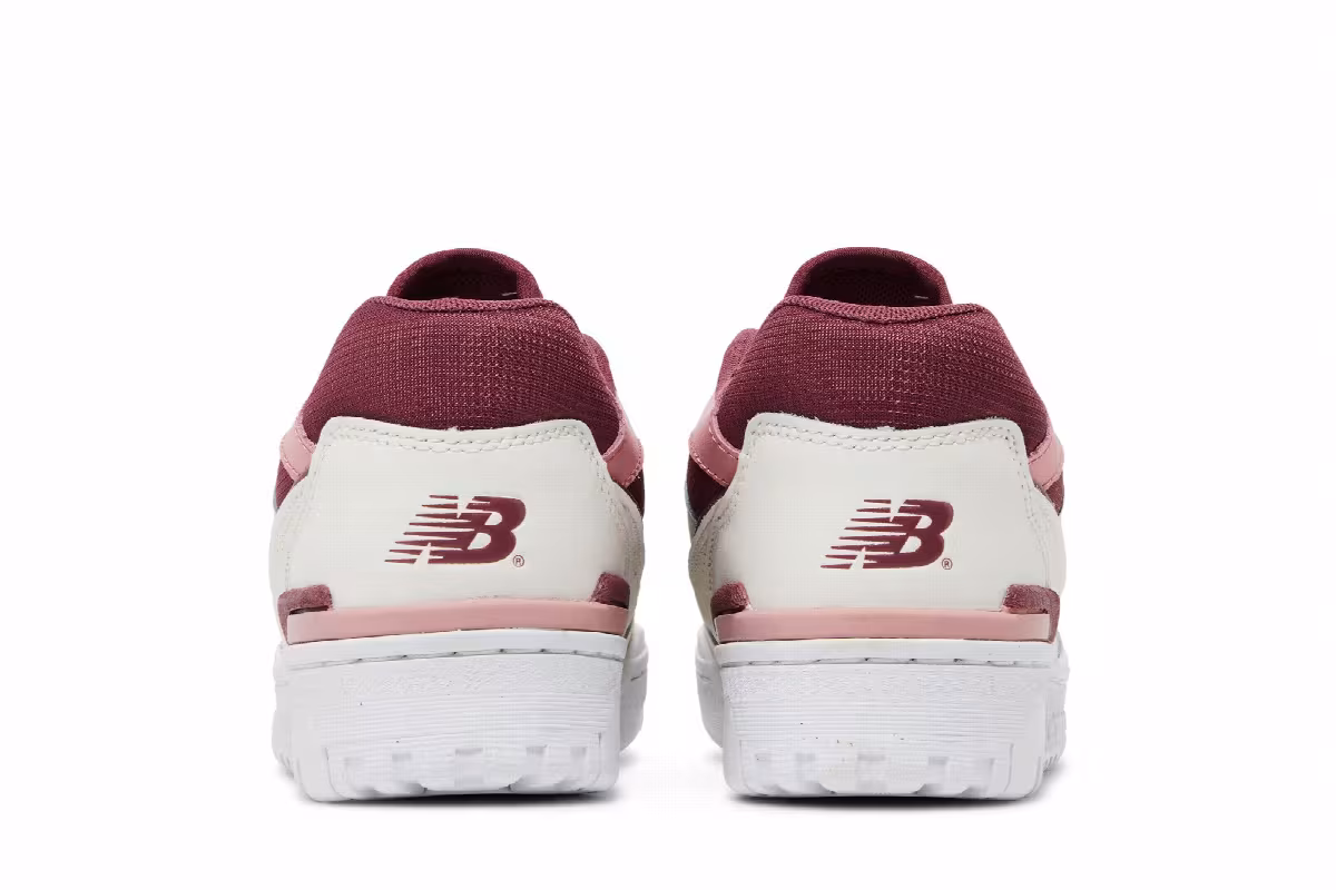 New Balance Women's 550 Washed Burgundy, view 7