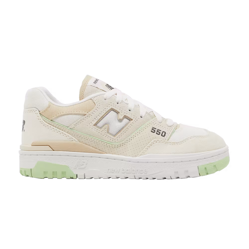 New Balance Women's 550 Turtledove Green Aura